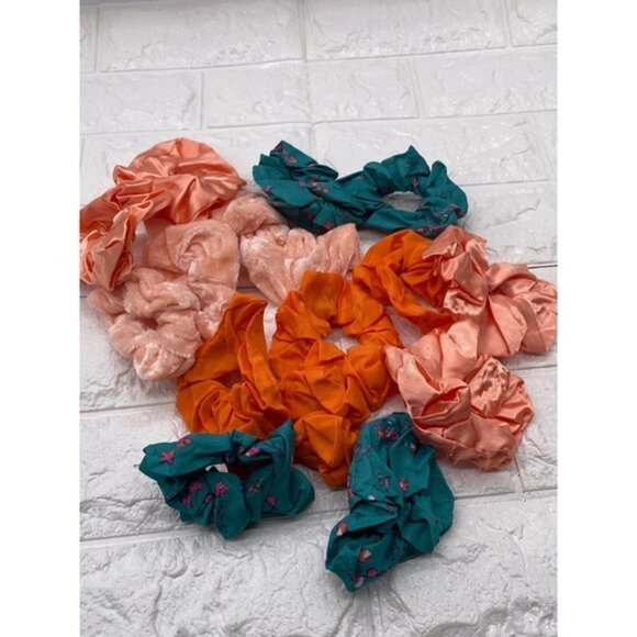 16pcs Hair Scrunchies Velvet Elastics Bobbles Ponytail Holder Hair Bands Scrunch - Picture 8 of 8